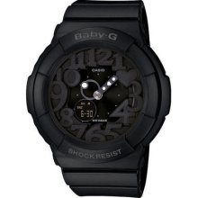 Casio Women's Black Baby-g Analog Digital Watch Bga131-1b
