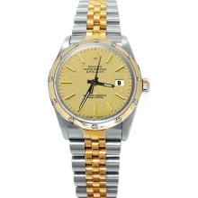 Champagne jubilee Stick dial pearl master diamond bezel rolex datejust watch - Metal