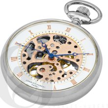 Charles Hubert Paris Open Face Mechanical Pocket Watch 3801