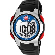 Chi Cub wrist watch : Chicago Cubs Training Camp Watch - Silver/Black