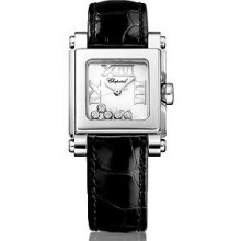 Chopard Happy Sport Square Small Steel Watch 278516-3001