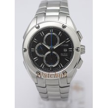 Citizen Eco Drive Chronograph Super Titanium Sapphire Glass Watch - Ca0210-51e
