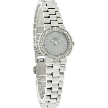 Citizen Eco-Drive Ladies Silhouette Crystal Bracelet Dress Watch EW9820-62A