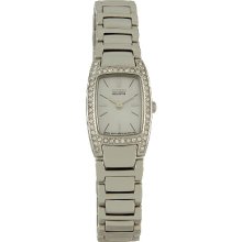 Citizen Eco-Drive Ladies Silhouette Crystal Mop Dial Dress Watch EW9620-53D