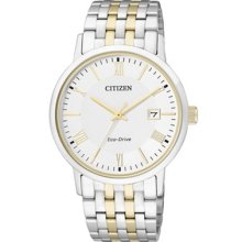 Citizen Eco-drive Mens Dual-tone Sapphire Crystal Made In Japan Watch Bm6774-51a