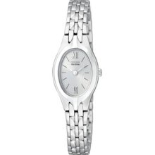 Citizen Eco Drive Silhouette Ladies' Bracelet White Dial EW9680-51A