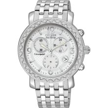 Citizen Eco-Drive Swarovski Crystal Chronograph Ladies Watch FB1290-58A