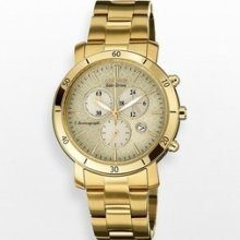 Citizen Ladies Fb1342-56p Eco-drive Gold Tone Chronograph Watch In Box