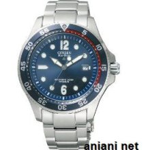Citizen Lineup Promaster Eco-drive Men's Pmx56-2812 Silver X Blue Watch