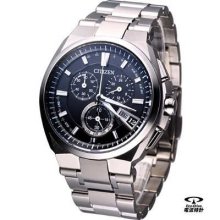 Citizen Men Gents Eco-drive Radio Titanium Watch Black By0070-51e Made In Japan