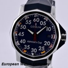 Corum Admirals Cup Competition 40 Blue SS / Rubber