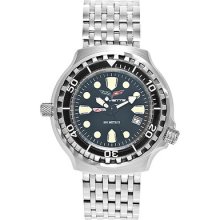 Corvette Men's Stainless Steel Swiss Helium Valve Diver Watch