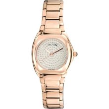 Croton Women's Czarina Round Watch Case / Hands color: Rose Gold, Case thickness: 7.7mm