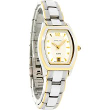 Daniel Mink Swiss Quartz Ladies Two Tone Bracelet Dress Watch Rsl542tt