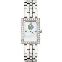 Denver Nuggets Ladies Allure Watch Stainless Bracelet LogoArt