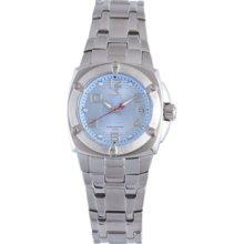 Diadora Women's Light Blue Dial Stainless Steel Date