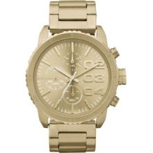 Diesel Advanced Chronograph Gold Ion-plated Ladies Watch DZ5302