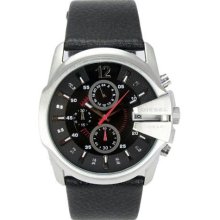 Diesel Chronograph Analog Display Black Dial Mens Watches DZ4182 ...