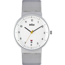 Dietrich Lubs and Dieter Rams: Braun Men's Analog Watch BN32WHSLMHG