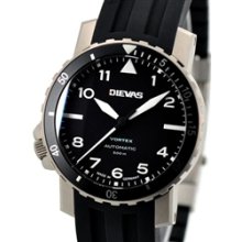 DIEVAS German Made Vortex Tactical Watch with Rubber Strap