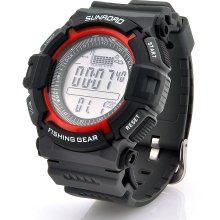 Digital Fishing Barometer Watch with Altimeter & Thermometer