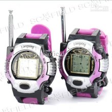 Digital Watches Walkie Talkie Toys For Kids One Pair 3 Colors Purple