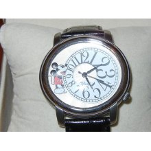 Disney Mickey Mouse Shareholders Watch Limited Edition With Wood Case