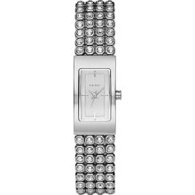 Dkny Crystal Mesh Stainless Steel Bracelet Ladies Watch Ny8044