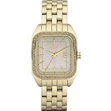 Dkny - Ladies Glitz Gold Tone Bracelet Watch - Ny8338