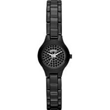 Dkny Ny8693 Unisex Black Steel Bracelet Stainless Steel Case Watch