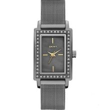 Dkny Women's 'park Avenue' Grey Glitz Watch - Ny8626