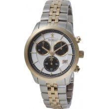 Dreyfuss And Co Dgb00063-06 Mens Two Tone Chronograph Watch