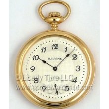 Dueber Watch Co Swiss Wind Up Pocket Watch Gold AN