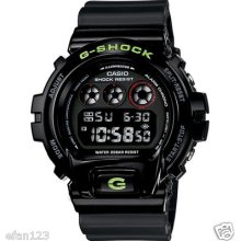 Dw-6900sn-1d Black Digital Resin Band Genuine Casio Watch G-shock Full Packy