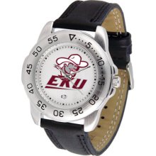 Eastern Kentucky U Colonels Sport leather band mens/ladies Watch