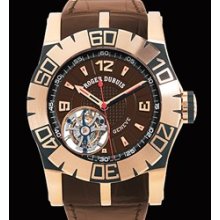 Easy Diver Flying Tourbillon (PG / Brown / Leather Strap)