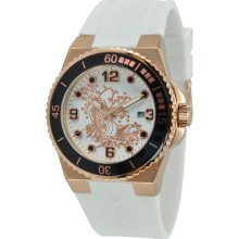 Ed Hardy Women's Immersion Koi Watch in White