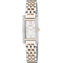 EG2028-51A - Citizen Eco-Drive Ladies Swarovski Sapphire Japan Dual Tone Elegant Watch