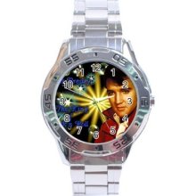 Elvis Presley Stainless Steel Analogue Menâ€™s Watch Fashion Hot
