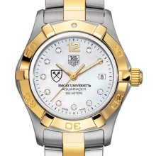 Emory TAG Heuer Watch - Women's Two-Tone Aquaracer w/ Diamonds