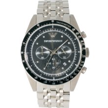 Emporio Armani AR5988 Silver Steel Watch Silver