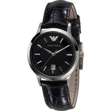 Emporio Armani Classic Black dial Womens Designer Quartz Watch AR2412