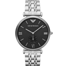 Emporio Armani Round Bracelet Watch, 40mm Silver