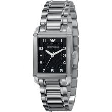 Emporio Armani Women's Classic Black Textured Dial Stainless Steel Watch $245 Bn