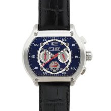 Equipe Dash Men's Watch with Black Band and Blue Dial