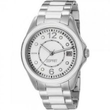 ES105882001 Esprit Ladies Marin Ceramic Pure Silver Watch