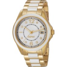 ES105882003 Esprit Ladies Marin Ceramic Pure Gold Watch