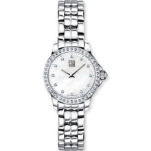 ESQ 07101219 Ladies Gold Tone Verona Silver Dial with Diamonds Watch
