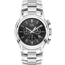 Esq By Movado Quest Chrono Black Dial Men's Watch 07301398