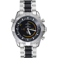 ESQ Men's Aerodyne Digital World Time 07301132